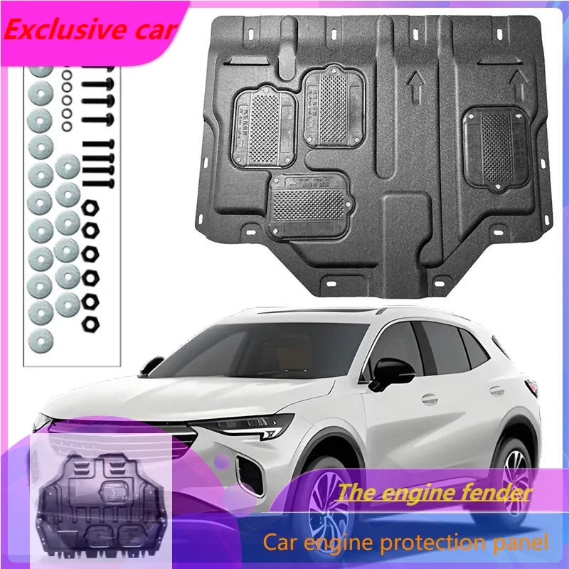 

Under Engine Guard Splash Shield Mud Fender Cover Plate Fender Mudguard Protector For Buick ENVISION S 2020-2024 2.0T Car Black