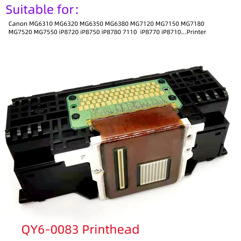 Cabezal de impresión QY6 0083 para impresora Canon, compatible con IP8700, IP8780, MG6300, MG6380, MG7100, MG7140, MG7180, MG7500, MG7520, MG7580, 7700, 7780