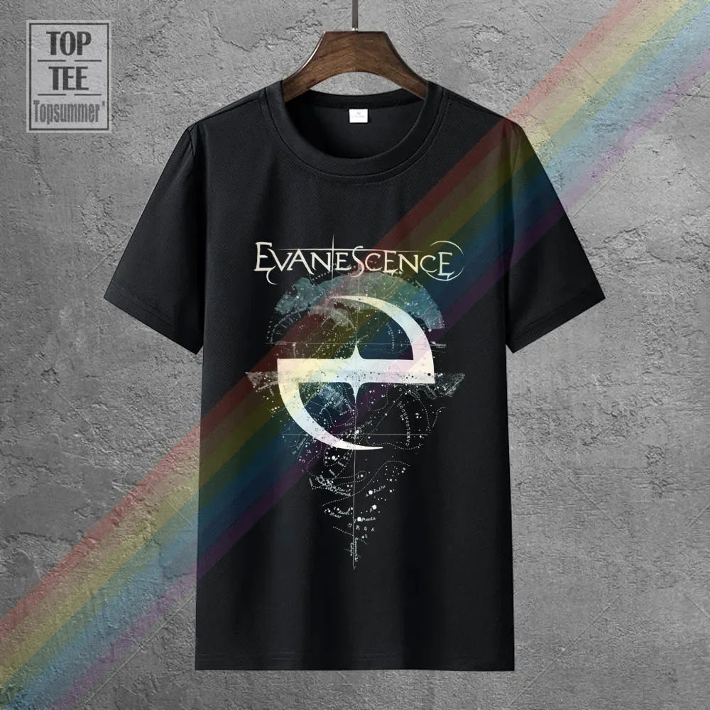 Evanescence 'Space Map' T Shirt New & Official Tshirt O Neck Summer Personality Fashion Men T Shirts