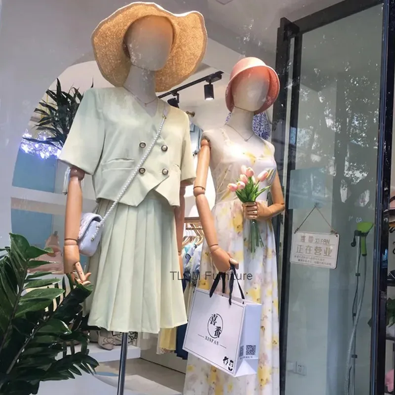 

Wedding Female Mannequin, Dress Half/Full Body Window Torso with Detachable and Arms for Shop Women's Apparel Display JT40M