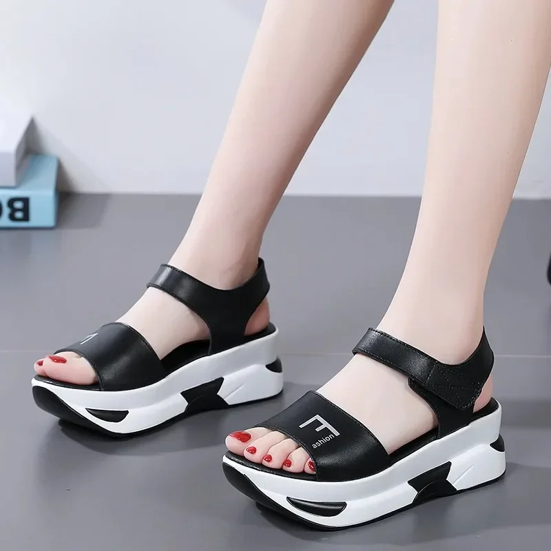 Shoes for Women Sandals Fashion Women Shoes Casual Heighten Comfortable Breathable Walking Sneakers Platform Ladies Shoes