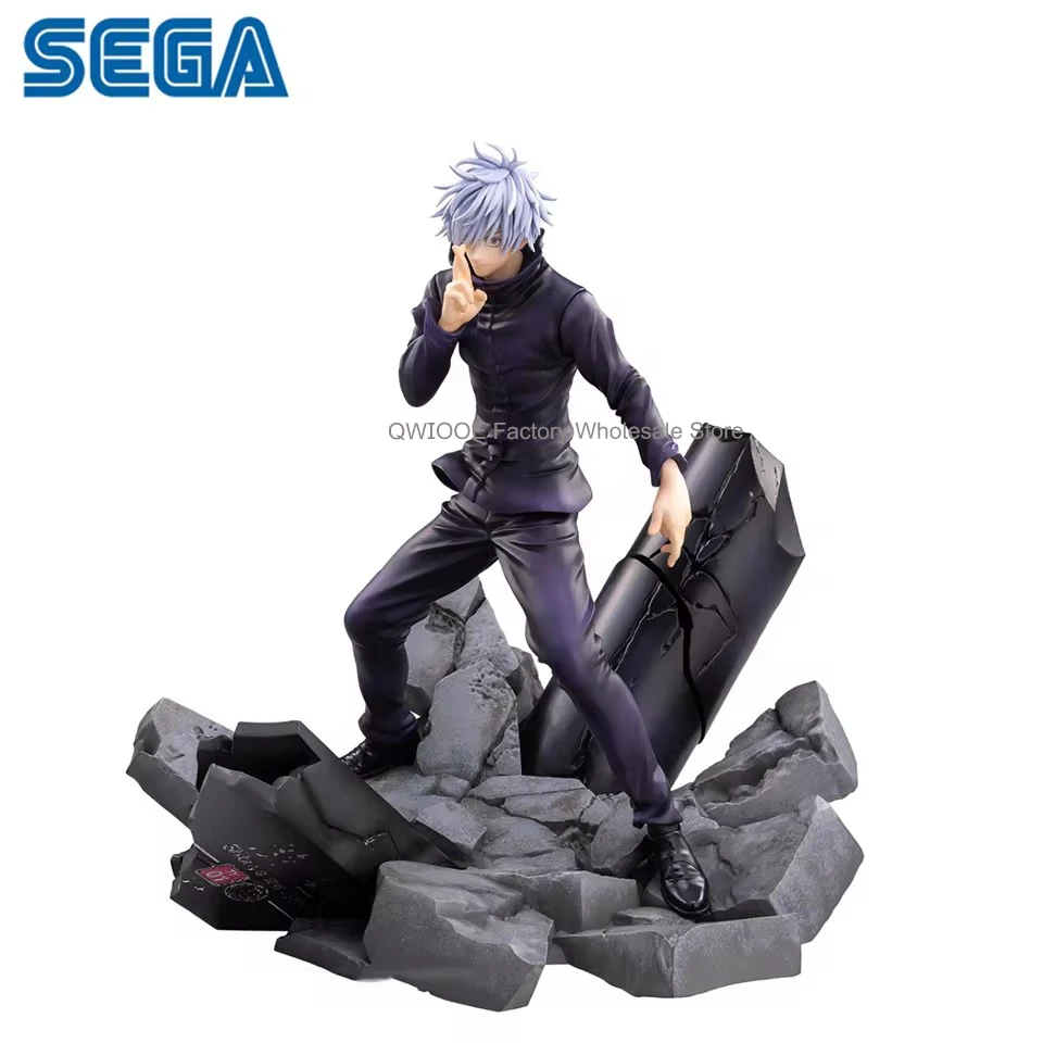 Original Genuine SEGA Jujutsu Kaisen 21cm Gojo Satoru Action Figurine Model Doll Anime PVC Statue Toys Gift Drop Shipping