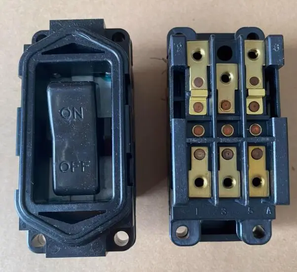 

ELE330A10 ship type power switch 6-pin 2-gear rocker button switch 25A imported from Japan