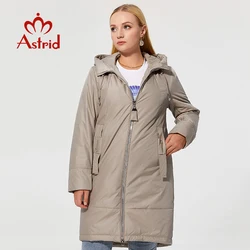 Jaqueta de inverno feminina Astrid, jaquetas femininas na moda plus size, parka de design bonito, nova coleção, AM-9726, 2022