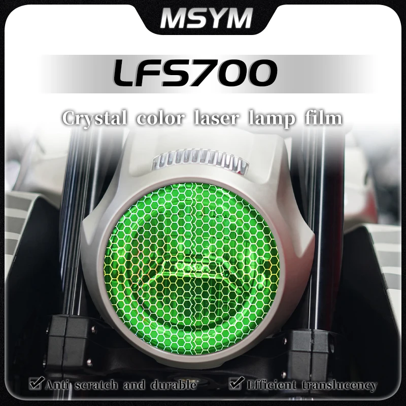 

For Benda LFS700 LFS 700 lfs700 motorcycle Headlight film honeycomb laser protective film transparent sticker accessories