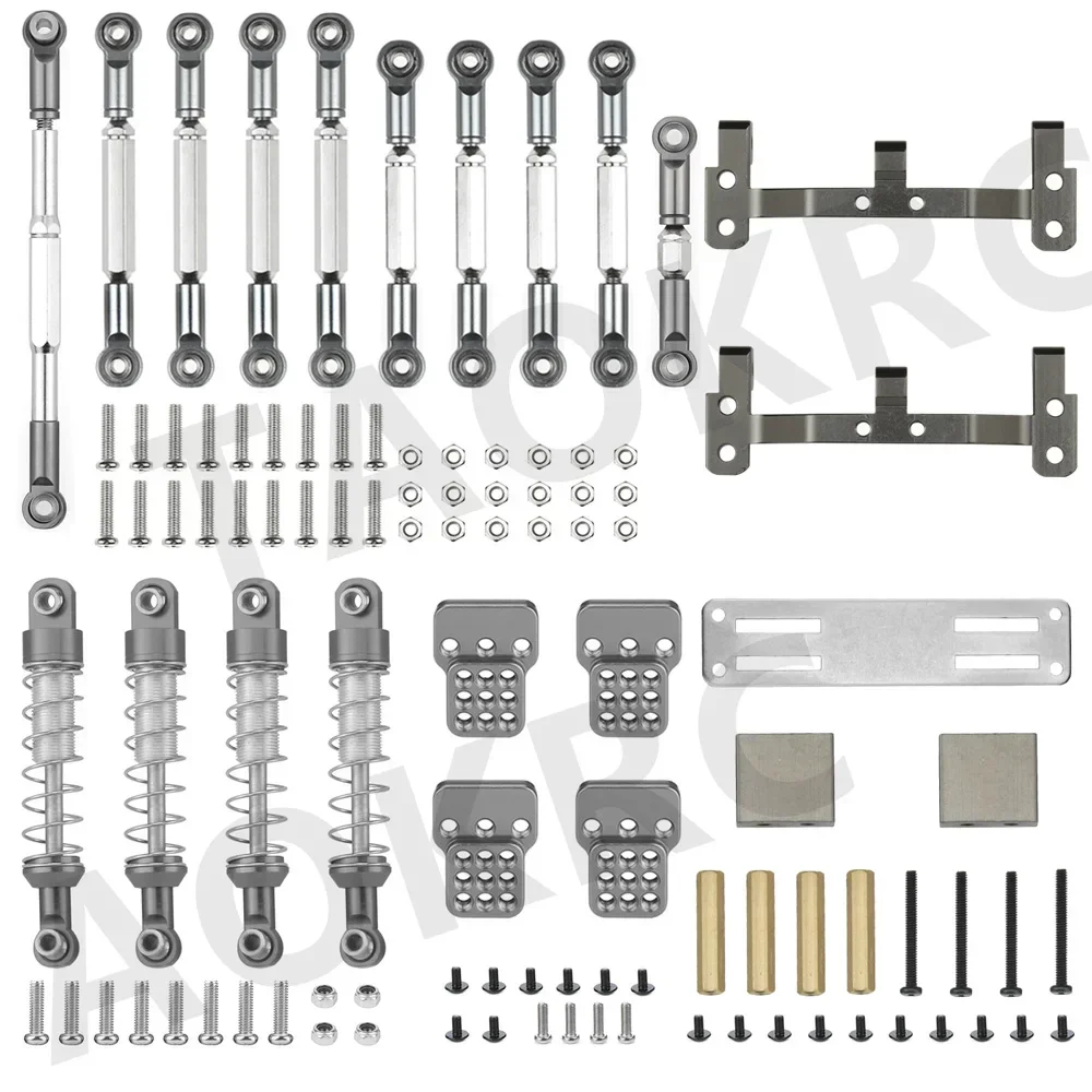 

Upgrade Metal Pull Rod Steering Pull Rod Servo Rod Pull Base for WPL B1 B-1 B14 B-14 B24 B-24 C14 C24 1/16 RC Car Spare Part