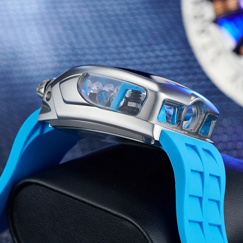 

Мужские механические часы OBLVLO, механические часы с ручной намоткой, креативные мужские часы, мужские часы, мужские часы