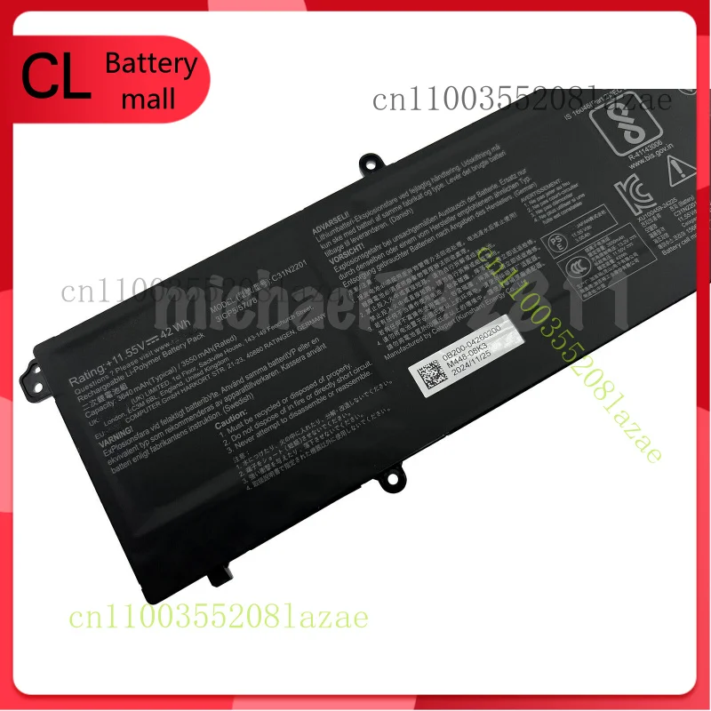 

Genuine C31N2201 Battery for Asus Vivobook Go 15 E1504FA 14X OLED X1403VA Series