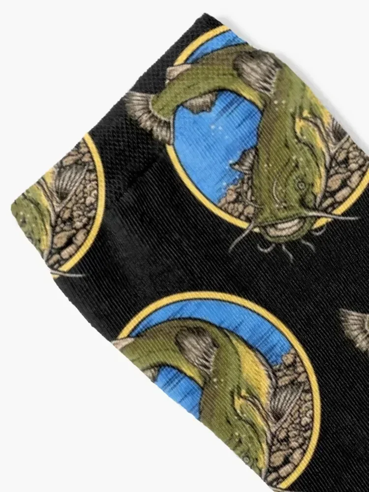 Catfish Fishing design for Fishermen and Women Socks hockey funny sock Heating sock soccer anti-slip Socks Women's Men's