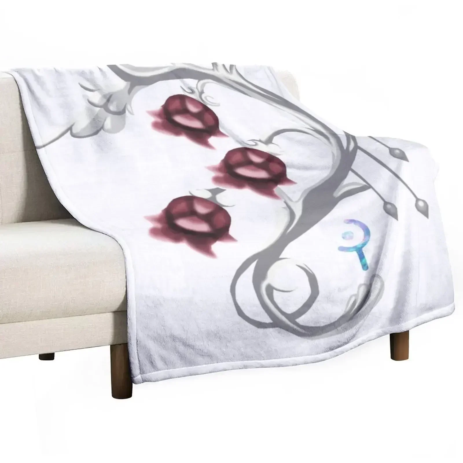 

White Mage - FFXIV Throw Blanket Cozy Light Blanket for Travel Camping Picnic