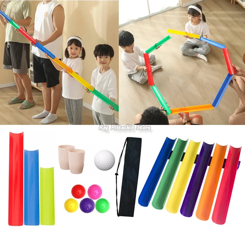 30/40/50cm U-shape Team Building Outdoor Games Pipeline Challenge Cooperation Skills Children Adults Carnival Party Fun Sports