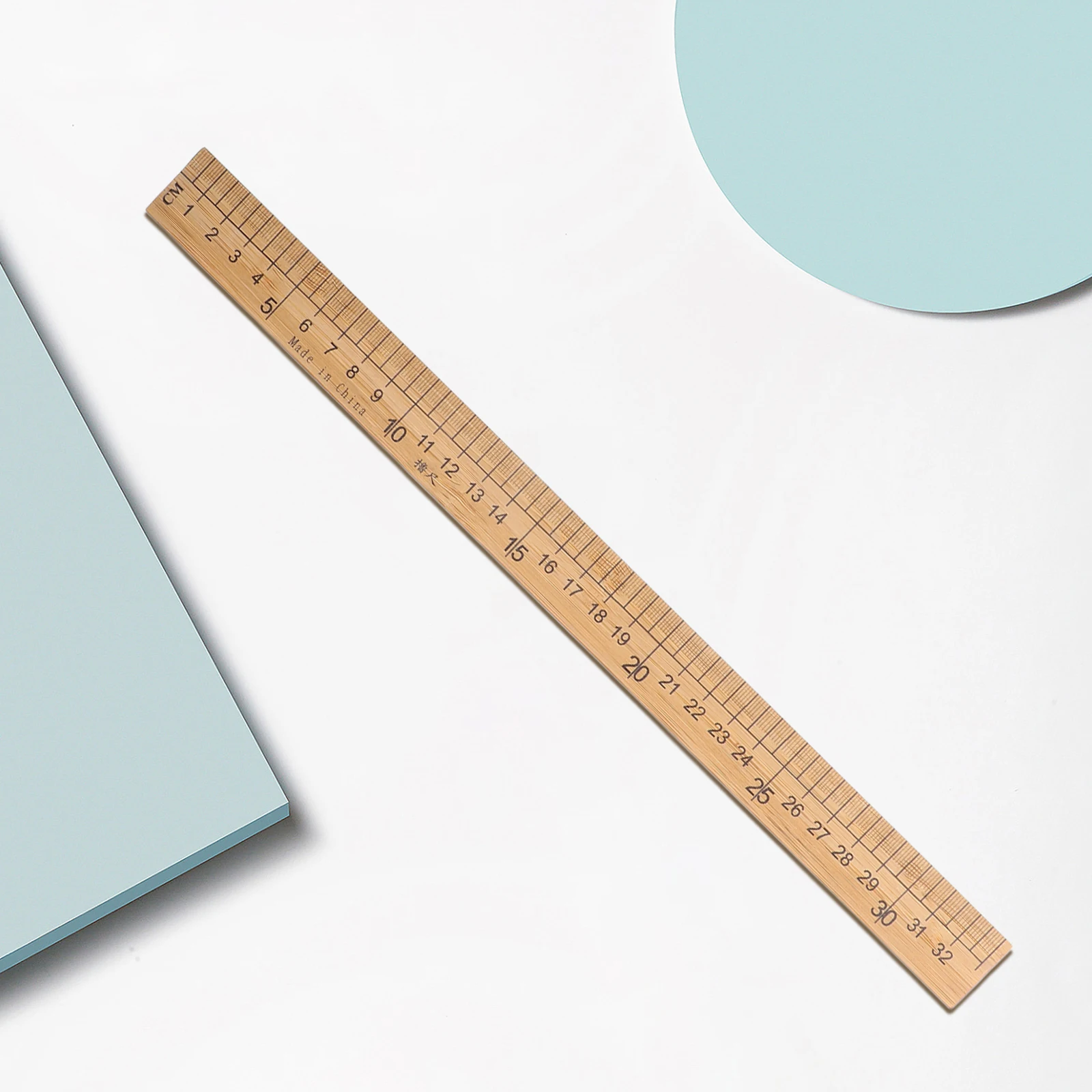 

Bamboo Ruler Dualsided Measurement Lightweight Portable Garment Cutting Dressmaking Sewing Quilt Cloth Craft Tailor Shirt Scale