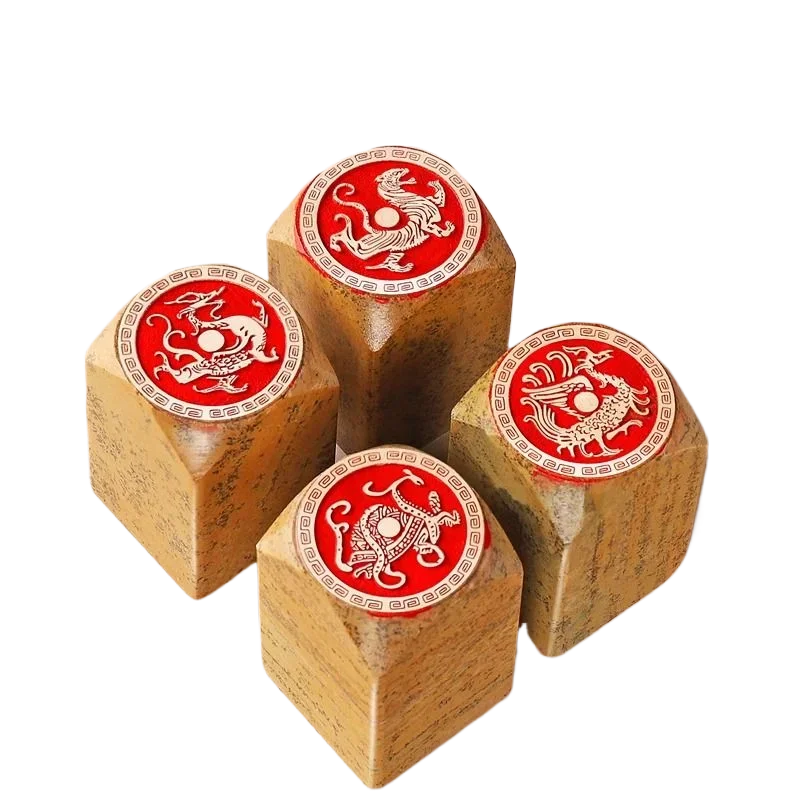Vintage Finished Seal Ancient Style Classical Natural Stone Seal Stydents Traditional Chinese Painting Calligraphy Finished Seal