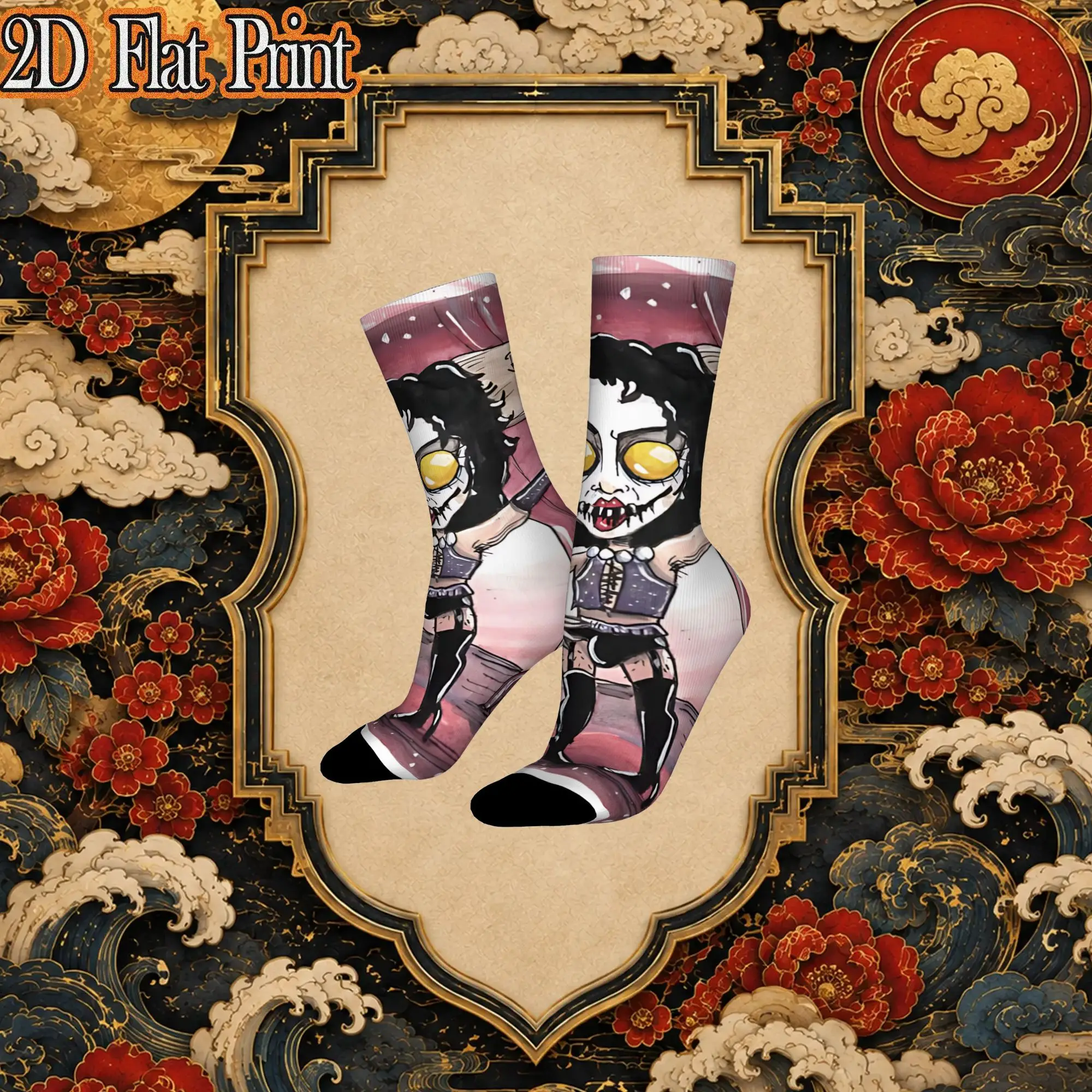 Rocky Horror Funny Men's compression Socks Unisex items Crew Sock Cycling socks