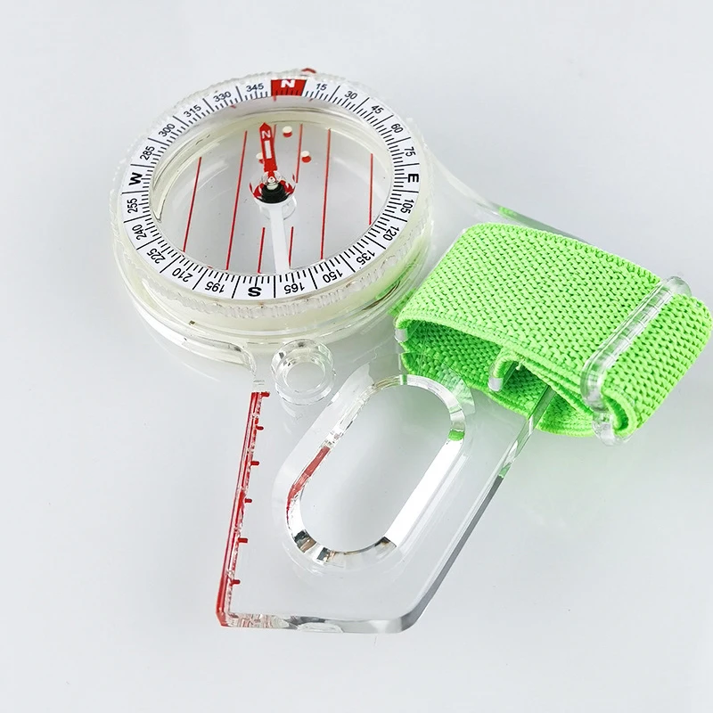 Orienteering Thumb Compasses Survival Navigation Compasses Multifunctional Compasses Ruler for Map Reading Backpacking