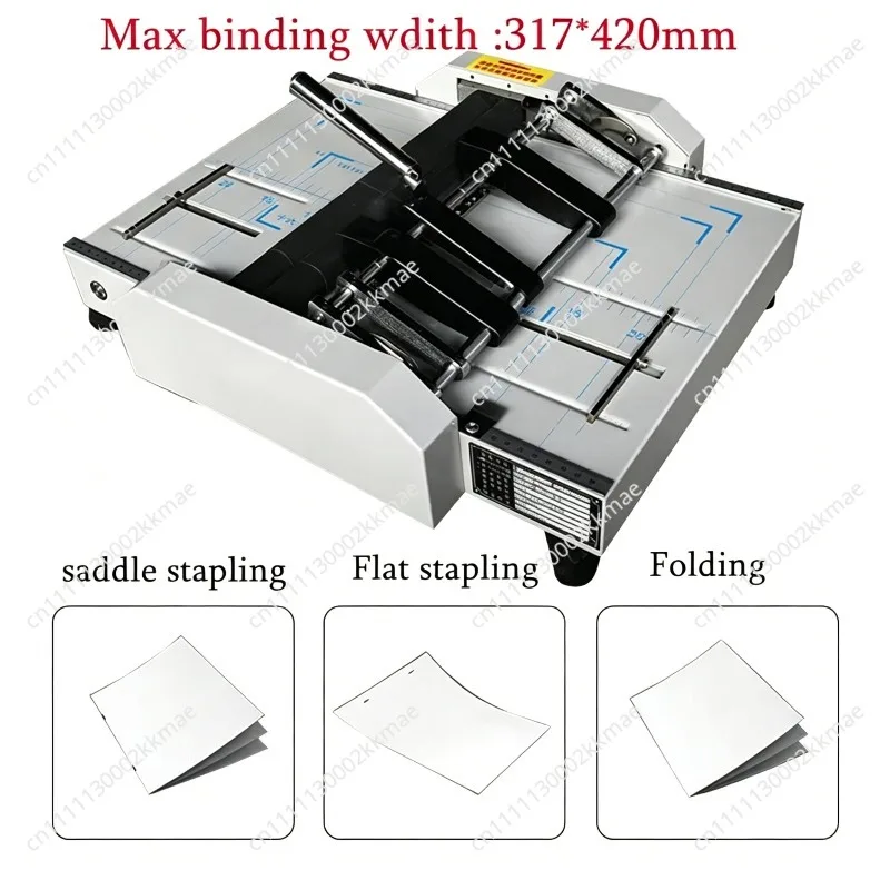 ZY-2 A3 Size Paper Book Desktop Stapler And Folder Stapling Folding Booklet Machine Manual Folding Machine