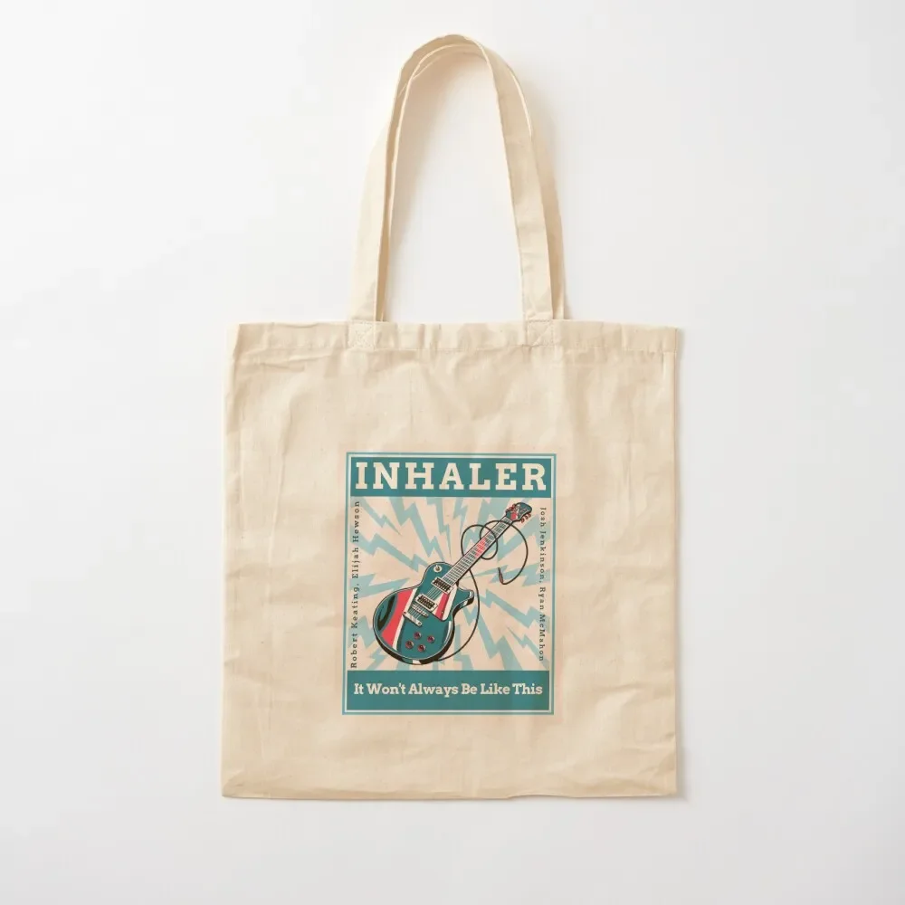 Inhaler - Retro Vintage Grunge look with Elijah, Josh, Robert, and Ryan Irish Rock band-Guitar Tote Bag