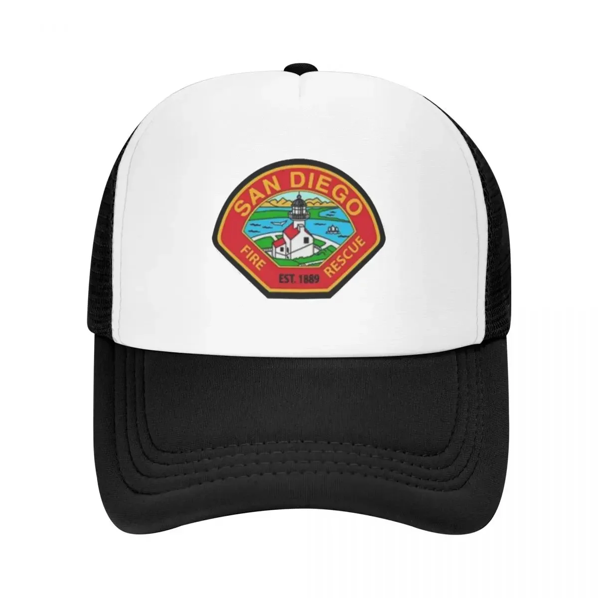 San Diego CaliforniaFire Rescue Baseball Cap summer hat New In The Hat Girl Men's