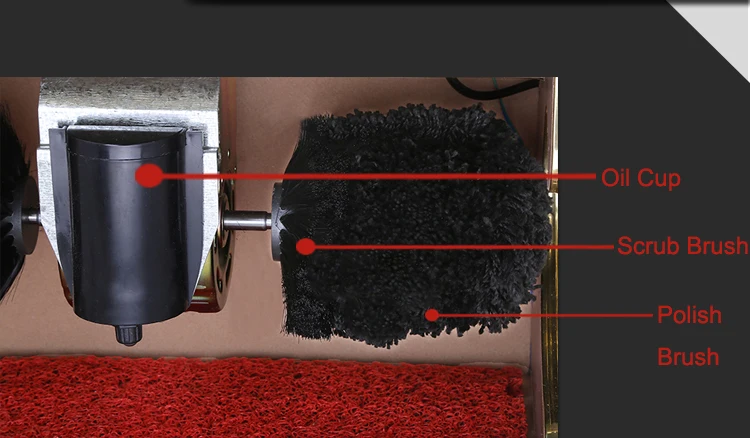 معدات تلميع الأحذية آلة تنظيف النعال آلة تلميع الأحذية التعريفي التلقائي آلة تنظيف الفنادق SF-40