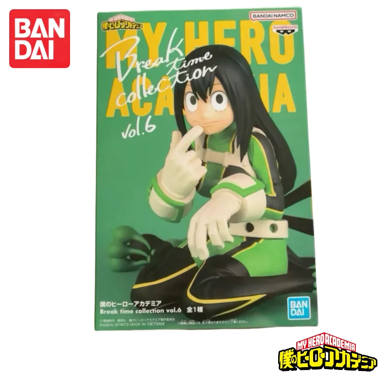

В наличии оригинальная коллекция Bandai Banpresto My Hero Academy Break Time Asui Tsuyu Vol.6 Призы Гаражный комплект Модель Статическая