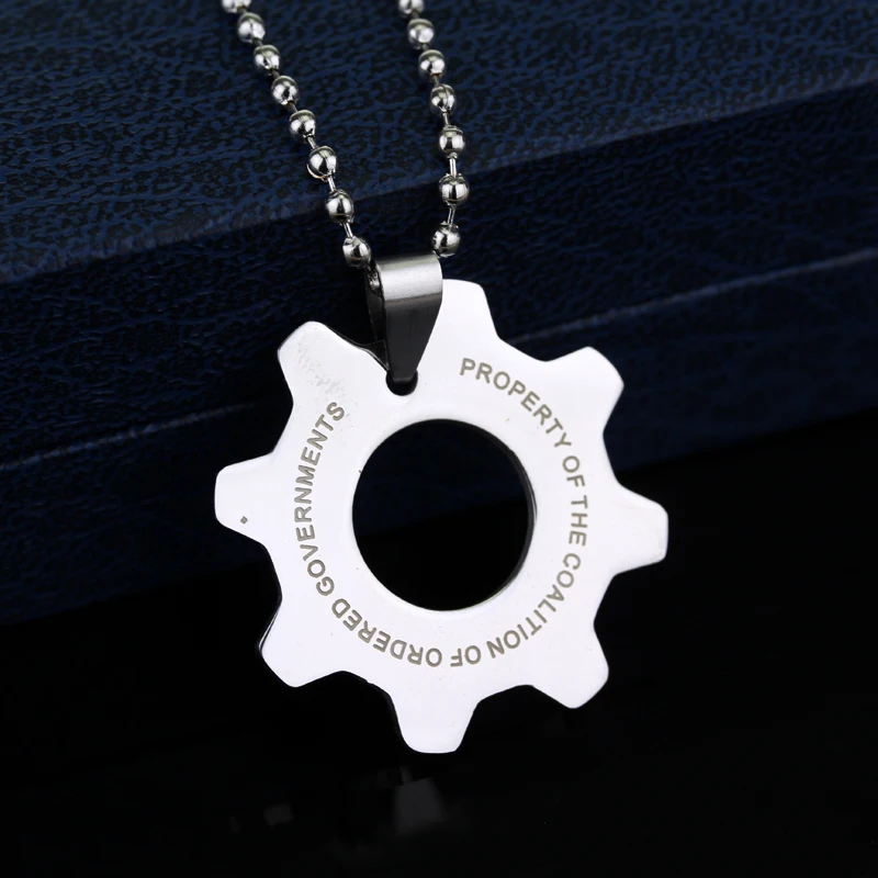 Hot Sale War Machine Necklace Metal Reaction Furnace Necklace For Men Women Fans Necklace Keychain ﻿