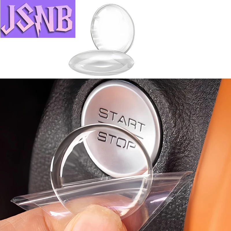 New Car One-touch Start Button Protective Sticker Fit for Haval H9 Modified Car Ignition Ring Protective Film Interior Accessori
