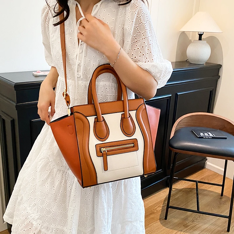 

Women High End Luxury Trendy Leather Shoulder Bag Elegant Daily Tote Handbag Crossbody Wear