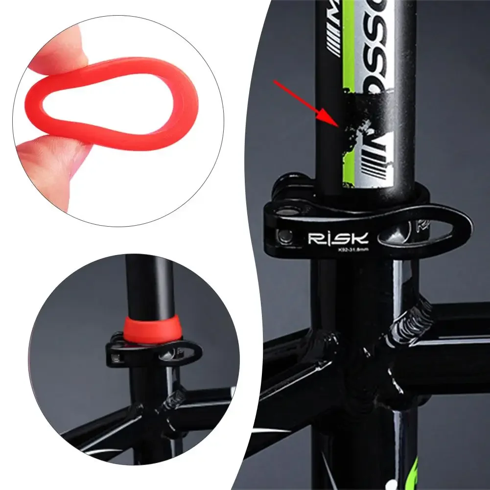 Bicycle Seat Post Silica Gel Waterproof Dust Cover Elasticity Durable Rubber Ring MTB Road Bike Seatpost Protective Case