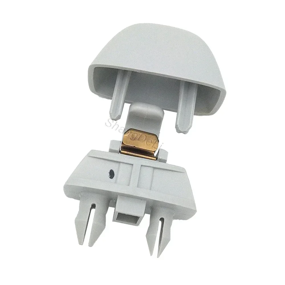 Enganches para viseras parasol interior sol visera Clip de gancho soporte para VW Passat B7 Polo para Skoda Rapid 2012 a 2015