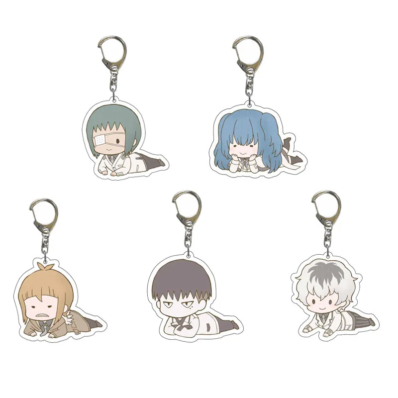 Kaneki Ken Arima Kishou JUZO SUZUYA Acrylic Key Chains Anime Peripherals Fashion Jewelry Pendant Cosplay Costumes DIY Props Toys