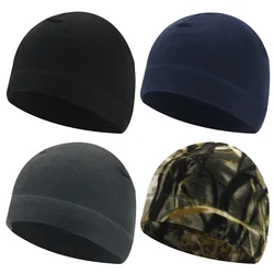 Ciepłe wiatroszczelne polarowa czapka typu Beanie z lat czapka typu Beanie XX wieku czapka typu Beanie moda zimowa ciepła czapka termiczne kapelusz czaszka Unisex do jazdy na rowerze