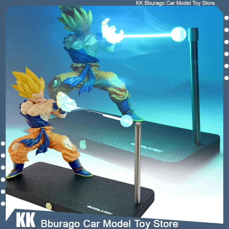 

NEW NikolaToy Dragon Ball Kakarotto Son Goku Kamehameha Wave Magnetic Light Lamp Model Decor Anime Peripheral Toys Holiday Gifts