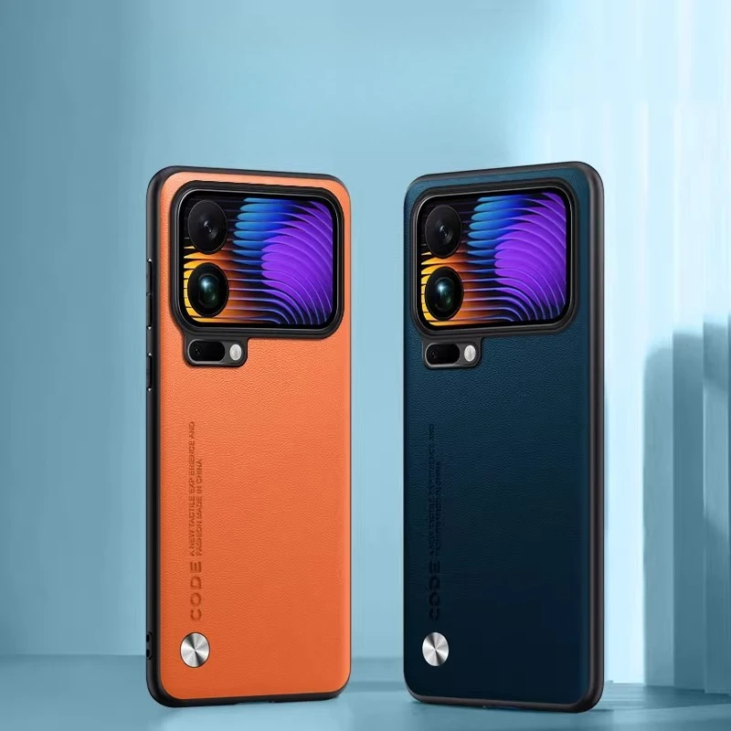 

Business PU Leather Case for Xiaomi 17 ProMax Shockproof Silicone Matte Bumper Soft Frame Protection Cover for Xiaomi 17Pro Case