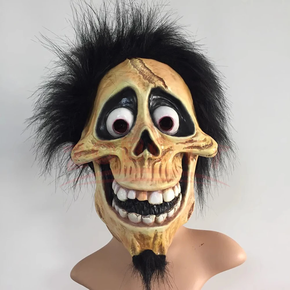 Anime Hector And Miguel Cosplay Mask Anime Skeleton Latex Headgear Halloween Carnival Party Roleplay Mask For Men Boys - view 3