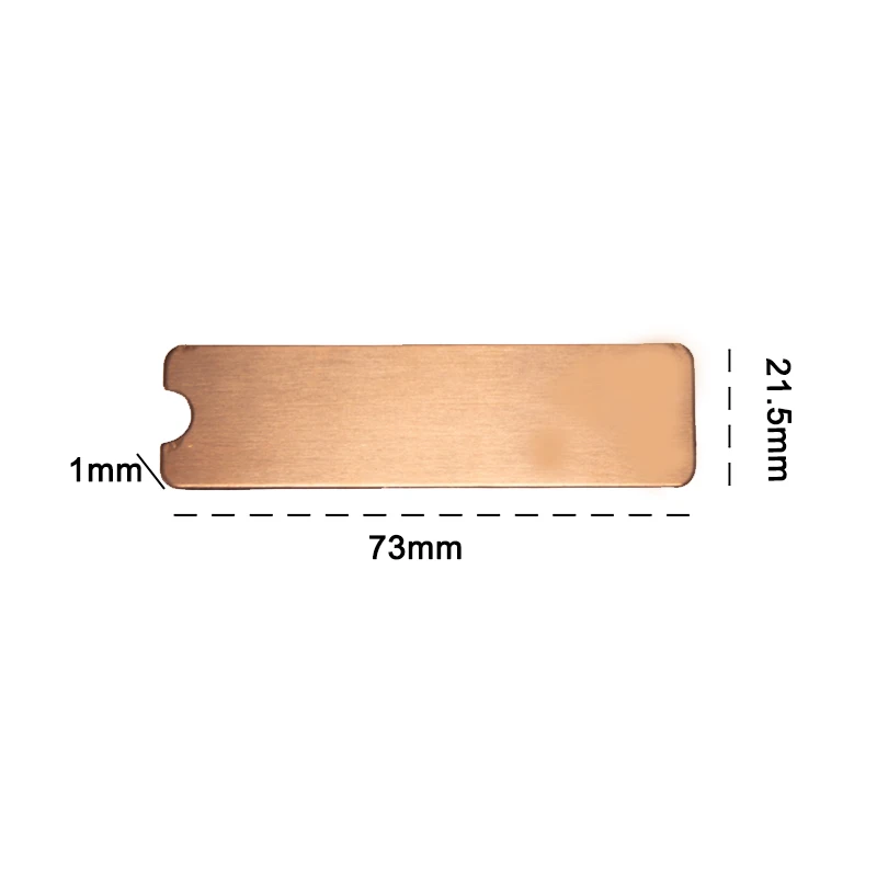 ทองแดงบริสุทธิ์ M.2 SSD Cooler Solid State Hard Disk ความร้อน 2280 Nvme หม้อน้ํา Laird 500 แผ่นความร้อนสําหรับโน๊ตบุ๊คคอมพิวเตอร์