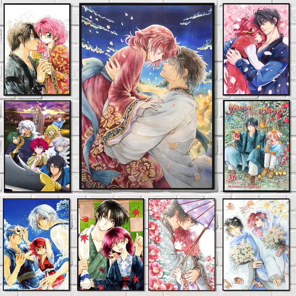 Anime Yona Of The Dawn Poster, hochwertige Wandkunst für Zuhause, Büro, Schlafzimmer, Wohnzimmer, Flur, Bar, perfekte Geschenkidee