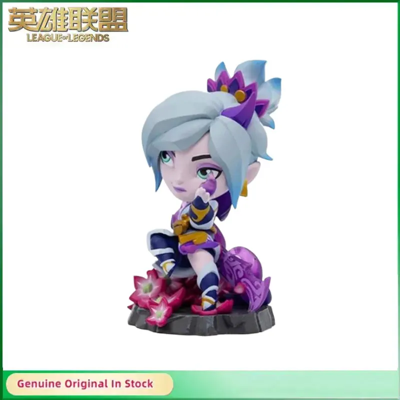 Original LOL League of Legends Spirit Blossom Riven/The Exile Anime Action Figures Collectible Ornaments Model Toys Gift