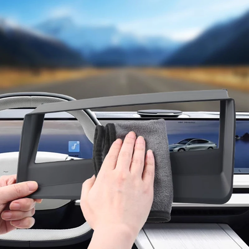 لجيلي جالاكسي E8 2024 2025 سيارة رئيس يصل عرض HUD الغطاء الواقي ملحق داخلي شفافة للغاية المضادة للانعكاس #4