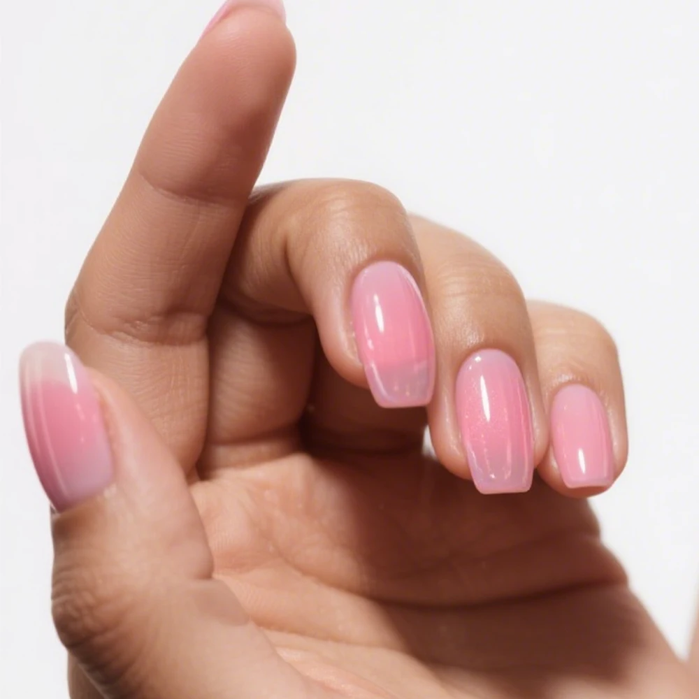 Tinovo Uno Natural Pink Nail Strengthener Lets Stop Brittle Soft Nails Hardener Keratin Nail Art Treatment Base Growth Oil Care