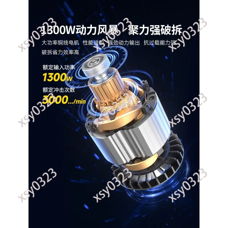 High Power Heavy Duty Electric Breaker, Industrial Demolition Hammer for Wall Breaking Construction