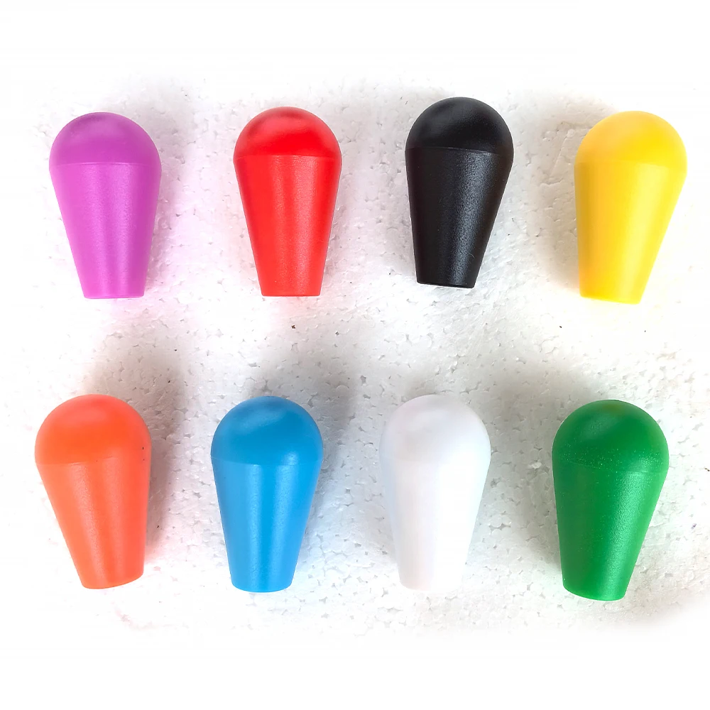 2PCS Ball Bat Top Head Round Oval Knob For Arcade Stick Sanwa Zippy Joystick Command Zero Delay Board Game Vending Machine Parts