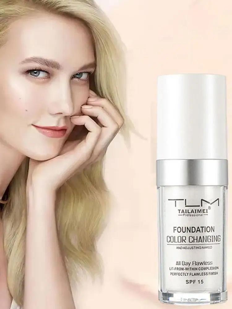 1/2 pièces 30ml teinté hydratant léger fond de teint transparent SPF teinte de peau pour l'hydratation Protection solaire couverture rajeunissante