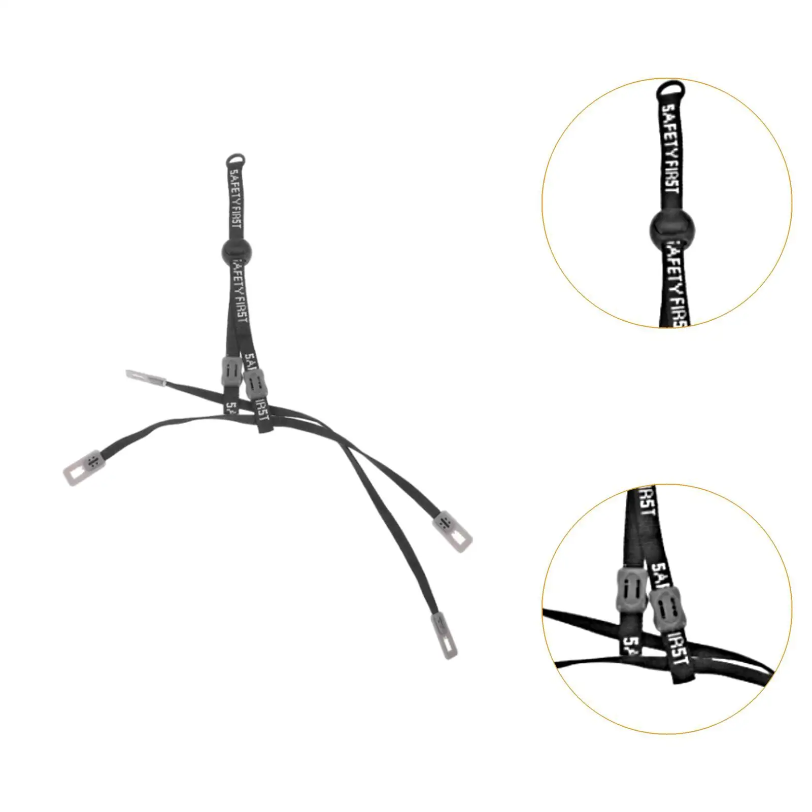 4x حزام الذقن لخوذة البناء، مرفق سريع وسهل، يتضمن الملحقات العملية #4