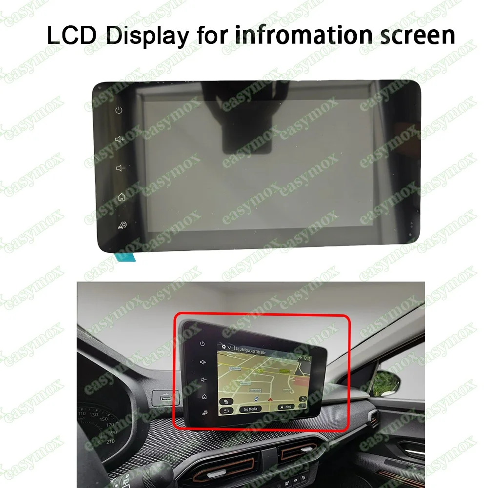 

LCD Display Touch screen for For 2020-2023 DACIA SANDERO III BJI MK3 Renault DUSTER Set Navigation Radio