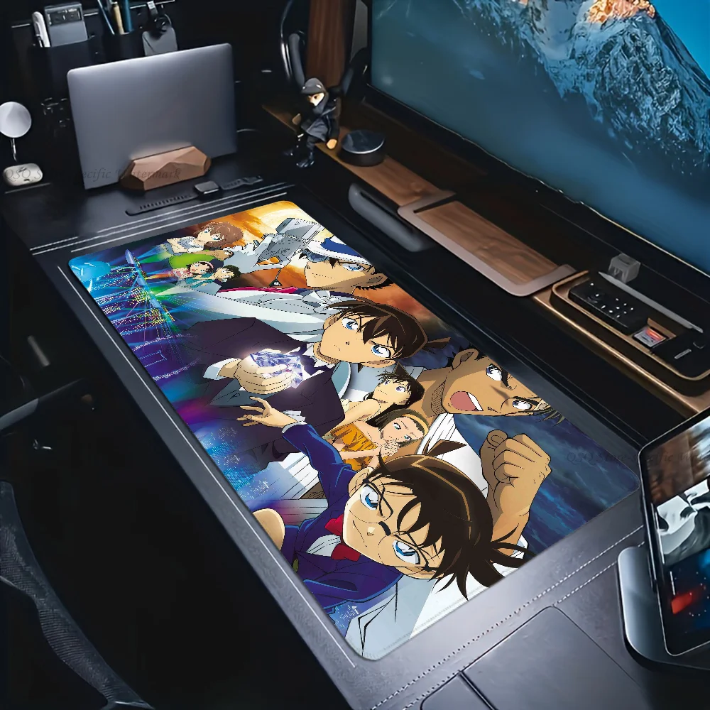 Anime Detective Conan Mousepad Mouse Mat Desk Mat With Pad Gaming Accessories Prime Gaming XXL Keyboard Pad Padding Mat