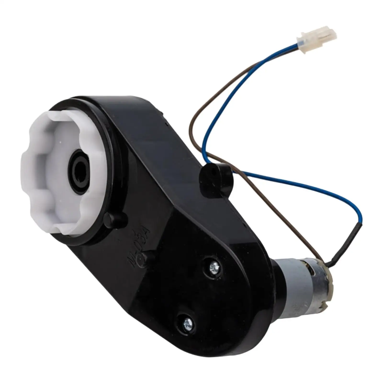 เด็กนั่งรถเปลี่ยนชิ้นส่วน 5000RPM อะไหล่รถจักรยานยนต์สําหรับรีโมทคอนโทรลรถไฟฟ้าพวงมาลัยมอเตอร์เกียร์
