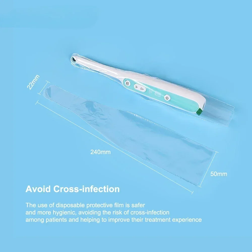 

SYJH 500Pcs/Box Dental Endoscope Protective Film DisposableIntraoral for Dentistry Lab Protect Sleeve Oral Clinic Protect Sleeve