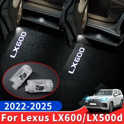 For 22-2024 LX600 Interior Upgraded Modification Accessories LX500d LED HD Environment Pedal Light Car Door Welcome Light