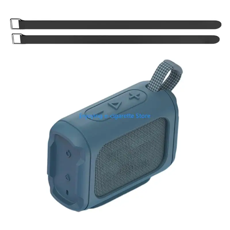 Carry Point-Lautsprecherhülle aus Silikon, tragbare Wickelhülle mit offenem Panel-Zugang für Reisen, Spaziergänge und den – Detail 10