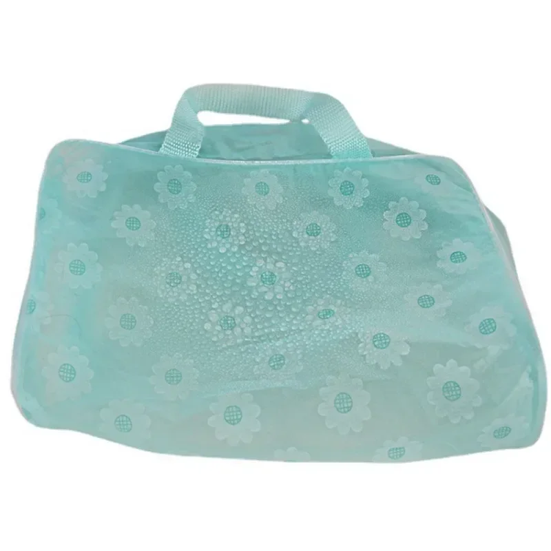 1PC Cute Bag Travel Storage Bag Floral Transparent Rainproof Cosmetic Bag Toiletry-Bag Bath Supplies Travel Storage Bags